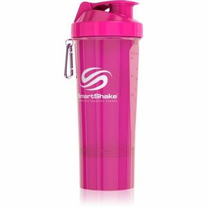 Smartshake Slim sportovní šejkr + zásobník barva Pink 500 ml obraz