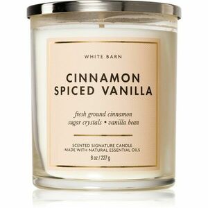 Bath & Body Works Cinnamon Spiced Vanilla vonná svíčka 227 g obraz