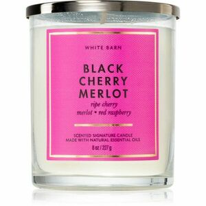 Bath & Body Works Black Cherry Merlot vonná svíčka 227 g obraz