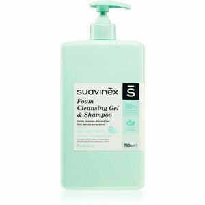 Suavinex Foam Cleansing Gel & Shampoo pěnový šampon pro děti od narození Baby Cologne 750 ml obraz