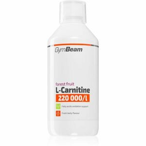 GymBeam L-Carnitine 220 000 mg/l spalovač tuků příchuť Forest Fruit 500 ml obraz