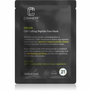 Canneff Balance CBD Day Cream liftingová a zpevňující maska s peptidy 12 ml obraz