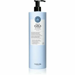 Maria Nila Coils & Curls Co-Wash šampon a kondicionér pro vlnité a kudrnaté vlasy 1000 ml obraz