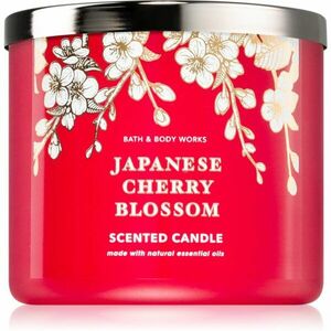 Bath & Body Works Japanese Cherry Blossom vonná svíčka 411 g obraz