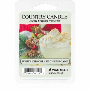 Country Candle White Chocolate Cheesecake vosk do aromalampy 64 g obraz