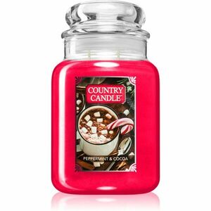 Country Candle Peppermint & Cocoa vonná svíčka 737 g obraz