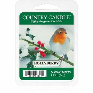 Country Candle Hollyberry vosk do aromalampy 64 g obraz