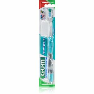 G.U.M Technique+ Compact zubní kartáček s krátkou hlavou soft 1 ks obraz
