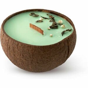 Tropicandle Green Tea vonná svíčka s dřevěným knotem 350 ml obraz