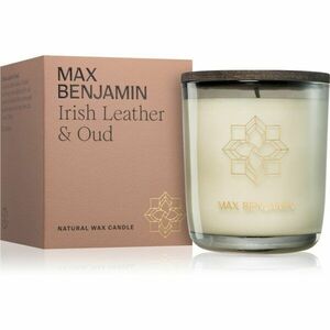 MAX Benjamin Irish Leather & Oud vonná svíčka 210 g obraz