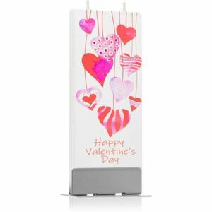 Flatyz Holiday Happy Valentine's Day dekorativní svíčka 6x15 cm obraz