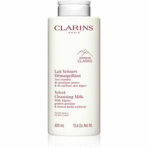 Clarins Cleansing Velvet Cleansing Milk jemné čisticí mléko pro všechny typy pleti 400 ml obraz