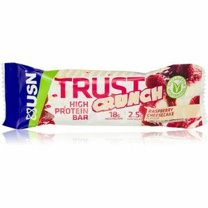 USN Trust Crunch proteinová tyčinka příchuť Raspberry Cheesecake 60 g obraz