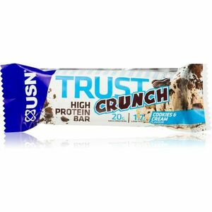 USN Trust Crunch proteinová tyčinka příchuť Cookies & Cream 60 g obraz