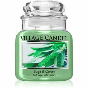 Village Candle Sage & Celery vonná svíčka 389 g obraz