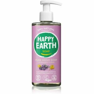 Happy Earth 100% Natural Hand Soap Lavender Ylang tekuté mýdlo na ruce 300 ml obraz