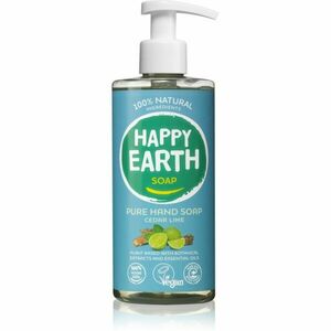 Happy Earth 100% Natural Hand Soap Cedar Lime tekuté mýdlo na ruce 300 ml obraz