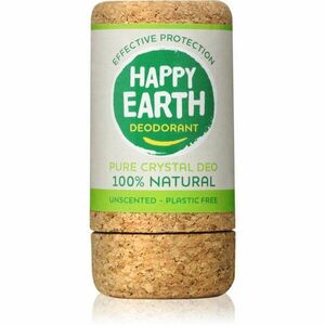 Happy Earth 100% Natural Deodorant Crystal Deo Unscented deodorant 90 g obraz
