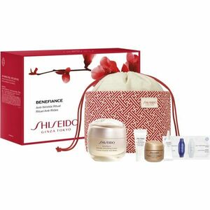 Shiseido Benefiance Wrinkle Smoothing Cream Pouch Set dárková sada (pro zralou pleť) obraz