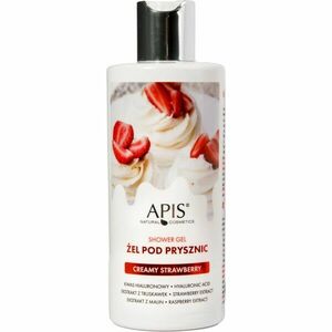 Apis Natural Cosmetics Creamy Strawberry hydratační sprchový gel 300 ml obraz