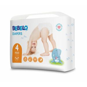 BEBELO Care Diapers Maxi 4 dětské pleny 48 ks obraz