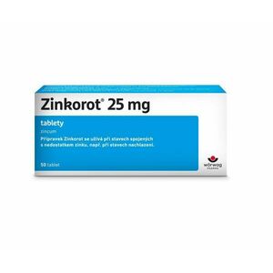 Zinkorot 25 mg 50 tablet obraz