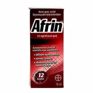Afrin 0, 5 mg/ml nosní sprej 15 ml obraz