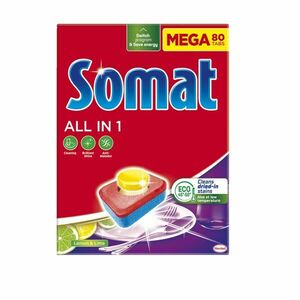 Somat Tablety do myčky All in 1 Lemon & Lime 80 ks obraz