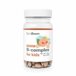 GymBeam B-komplex pro děti 120 cucacích tablet obraz