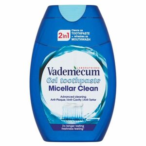 VADEMECUM Micellar Clean 2v1 Gelová zubní pasta 75 ml obraz