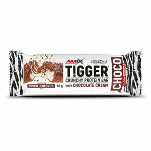 AMIX Tigger zero choco protein bar kokos čokoláda tyčinka 60 g obraz