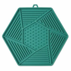 EPIC PET Lick & Snack lízací podložka hexagon světle zelený 17 x 15 cm obraz