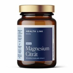 HEALTH LINK Magnesium citrát 600 mg 120 kapslí obraz