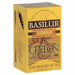 BASILUR Island of Tea Gold černý čaj 25 sáčků obraz