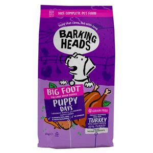 BARKING HEADS Big Foot Puppy Days Turkey granule pro štěňata 6 kg obraz