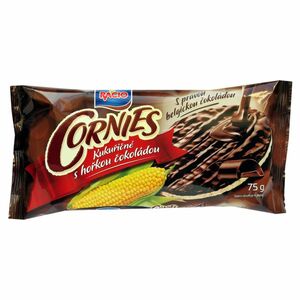 RACIO Cornies kukuřičné s hořkou čokoládou 75 g obraz