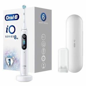 ORAL-B iO8 Series White Alabaster elektrický zubní kartáček obraz
