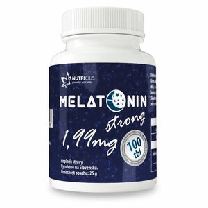 NUTRICIUS Melatonin strong 1, 99 mg 100 tablet obraz