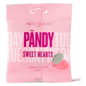 PÄNDY Candy sweet hearts gumové bonbony 50 g obraz