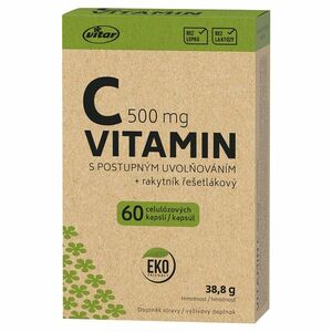 VITAR EKO Vitamin C 500 mg + rakytník 60 kapslí obraz