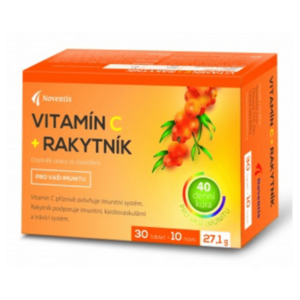 NOVENTIS Vitamín C + Rakytník 30+10 tablet obraz