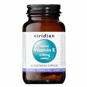 VIRIDIAN Nutrition Vitamin E 330 mg 400 I.U. 30 kapslí obraz