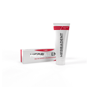HERBADENT Professional Bylinný gel na dásně s CHX 0, 15 % 25 g obraz
