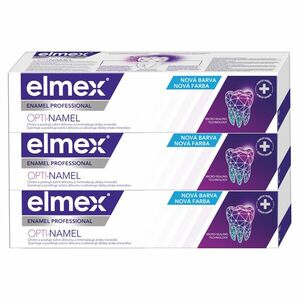 ELMEX Enamel Professional Opti-namel zubní pasta pro ochranu zubní skloviny 3 x 75 ml obraz
