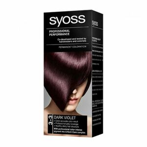 SYOSS Barva na vlasy odstín tmavě fialový 3-3 obraz