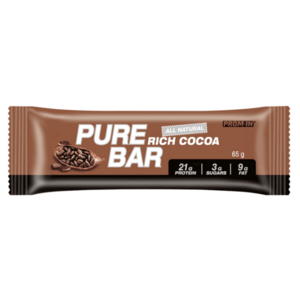 PROM-IN Essential Pure bar proteinová tyčinka natural kakao 65 g obraz