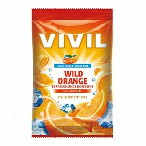 VIVIL Divoký pomeranč s vitamínem C drops bez cukru 120 g obraz