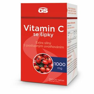 GS Vitamin C 1000 mg se šípky 100 + 20 tablet obraz