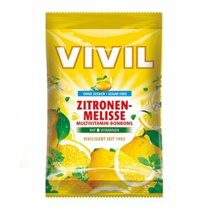 VIVIL Multivitamín citron a meduňka drops bez cukru 120 g obraz