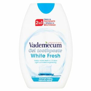 VADEMECUM White Fresh 2v1 Gelová zubní pasta 75 ml obraz